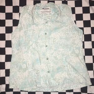Columbia short sleeve button up